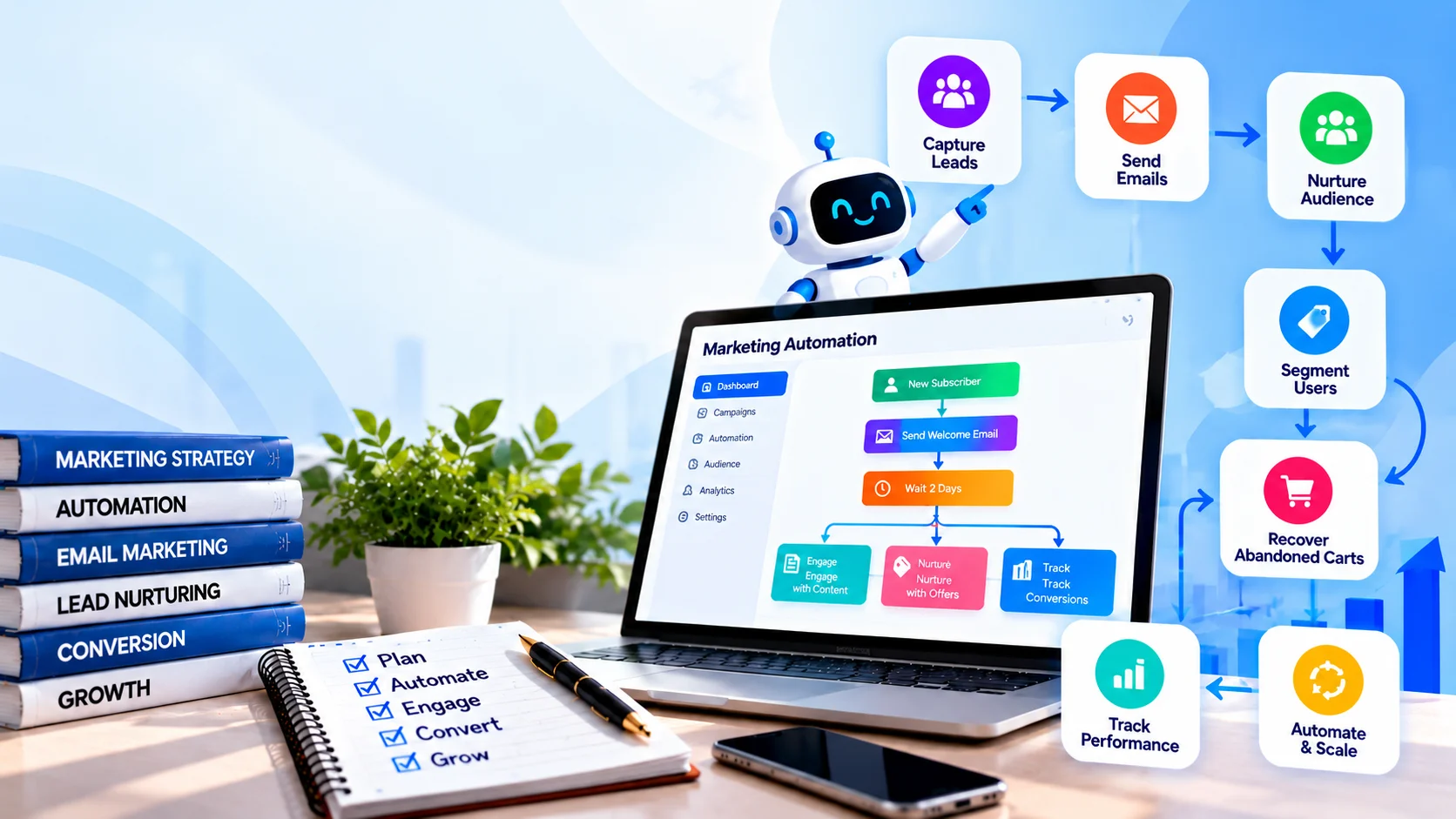 marketing automation workspace